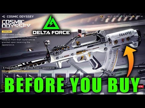 Delta Force Mobile - Cosmic Odyssey Lucky Draw Opening & All Skins In-Game Showcase!