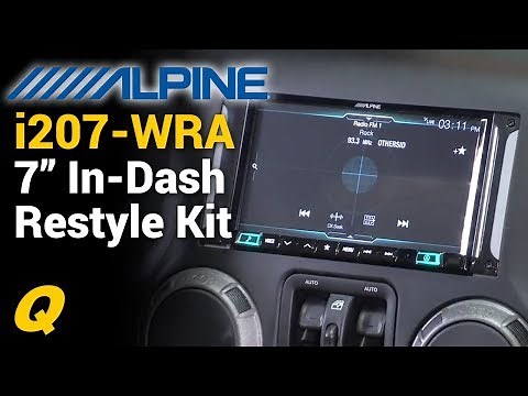 Alpine i207-WRA 7" In-Dash Digital Receiver for Jeep Wrangler JK