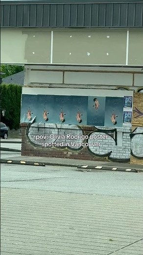 OLIVIA RODRIGO POSTERS SPOTTED IN VANCOUVER ❤️🥹🤭 #oliviarodrigo #vancouver
