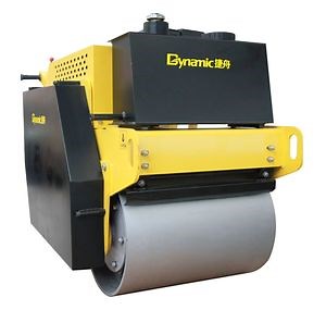 [Hot Item] Compact Double-Wheel Hand-Pushed Road Roller for Smooth Pavement