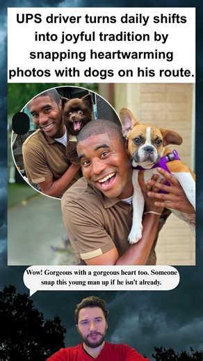 UPS Driver Goes Viral for Taking Selfies With Dogs on His Route in New Orleans 🐶📸
