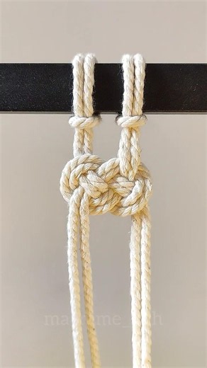 Josephine Knot 🪢 | Elegant Macrame Knot #shorts