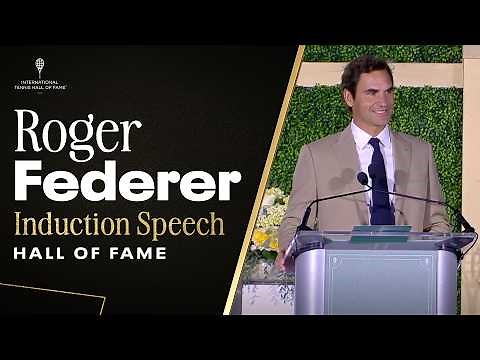 Roger Federer International Tennis Hall of Fame Induction Speech | ITHF 2026