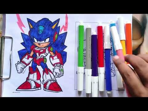 sonic coloring #smallcreator #explorepage #explore #mychannel #subscriber #usa