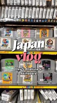 Exploring Asakusa & Akihabara on day 5 in Japan! #japan #vlog #travelvlog #japantravel