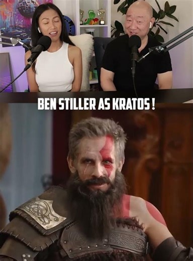God of War Ragnarök TV Commercial - Ben Stiller As Kratos Reaction