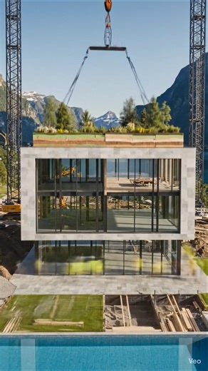 California Style Ultra-Modern Mansion Build 🇺🇸 | Infinity Pool Mega Home 4K