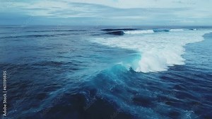 Drone Fiji Wilks Pass Cloud break Swimming Pools surf barreled waves WSL surfers Nadi aerial cinematic break surf stunning ocean cloudy morning beautiful adventure boat jet ski forward movement