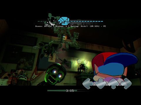 FNF - Vs Five Nights at Freddy's 3 - Fear Forever (by Thunder92) - [FC/4k]