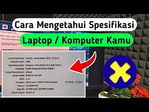 Cara Mengetahui Spesifikasi Laptop / Komputer Kamu | Cek Spek PC & Laptop Lengkap