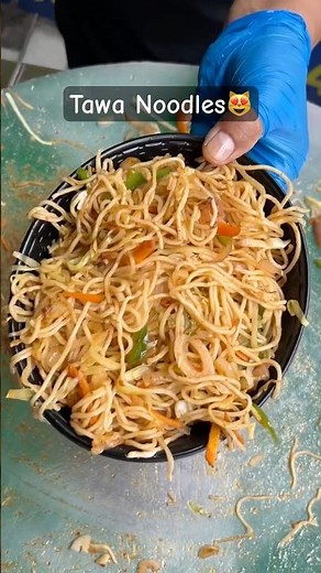 Street Style Tawa Noodles In Just 110/-😻 | Indian Street Food #shorts