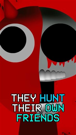 THEY HUNT THEIR OWN FRIENDS | Sprunki Analog Horror #shorts #analoghorror #sprunki