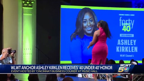 WLWT anchor Ashley Kirklen receives ‘40 Under 40’ honor at Cincinnati Music Hall