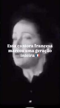 Édith Piaf (1915-1963) foi a cantora francesa mais icônica do século #edithpiaf #musicafrancesa