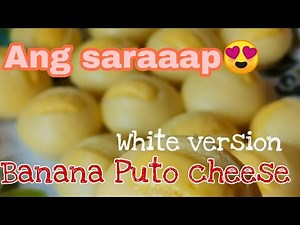 How to make banana puto cheese / without baking soda