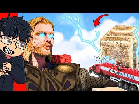 REACTING TO CAR VS THOR IN REAL LIFE !!