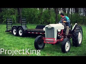 Easy Trailer Moving! 3 Point Trailer Mover on Ford Tractor!