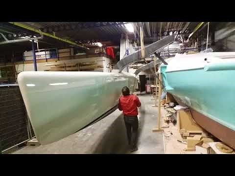 F-39 trimaran first trial folding system