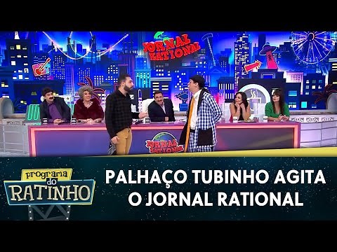 Palhaço Tubinho agita o Jornal Rational | Programa do Ratinho (03/11/20)