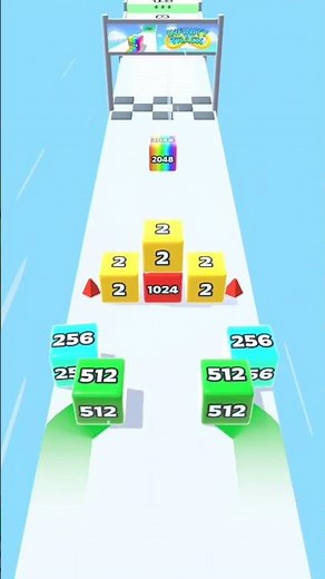 Jelly Run 2048 Android iOS Gameplay #shorts