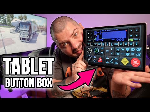 How to Make a Tablet Button Box | Best Button Box for ETS2 Assetto Corsa SimDashboard