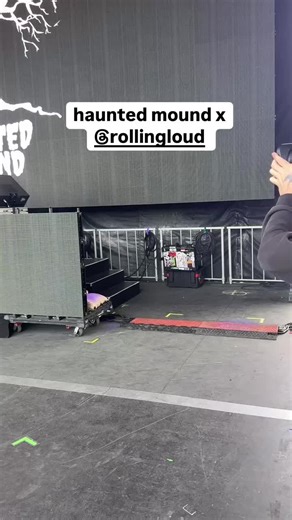 HAUNTED MOUND AT ROLLING LOUD ON MASKEDGORILLA IG STORY #sematary #sematarygraveman #ghostmountain #hackle #buckshot #hauntedmound