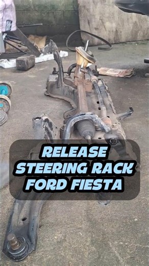 RELEASE STEERING RACK FORD FIESTA #steeringsystem #steeringrack #fordfiesta #ford #remove #mechanic