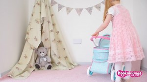 Watch Rainbow Reversible Doll Pram with Diaper Bag on Amazon Live