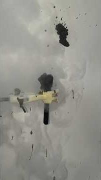 Exploding snake experiment. with para nitro aniline. #chemexplore