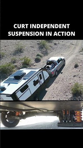 Curt Independent Suspension IN ACTION on my Ember Overland RV!
