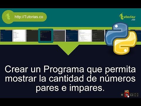 ciclo while -- python (cantidad de numeros pares e impares)