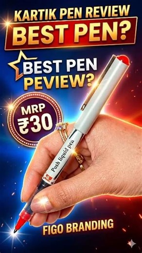Is Rs 30 Posh Liquid Pen Really Worth It? (Review by Kartik) 🖊️😯"# Shine Pen ink# Kartik pen review