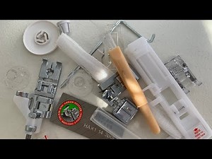 The parts that come with your sewing machine
