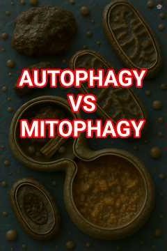 Autophagy vs Mitophagy: How Your Cells Recycle! 🧬 #Science