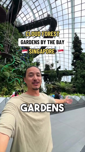 Top 3 Activities in Singapore: Cloud Forest in Gardens By the Bay