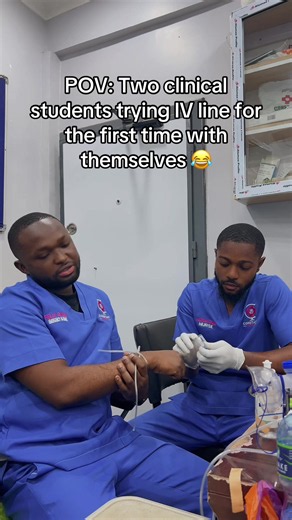 POV: First Time IV Cannulation for Nursing Students — Funny Clinical Moment