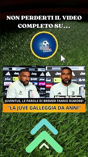 BREMER LANCIA L’ALLARME: “COSÌ NON VA” E SVELA COSA GLI HA DETTO DEL PIERO