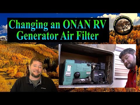 How To Change Your RV Generator Air Filter Onan 4000W Emerald Plus