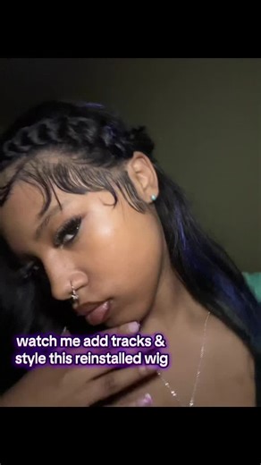 Transforming a Wig from Bling Hair on TikTok