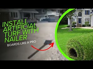 How to install Artificial Putting Green - working with Synthetic Nailer Boards