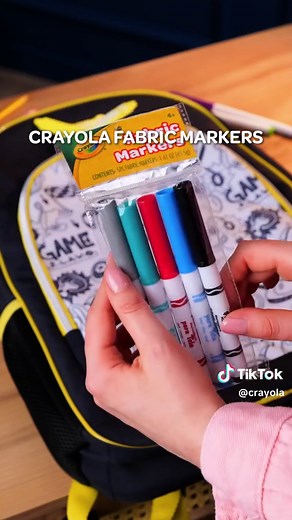 Customize Your Own Crayola Backpack | DIY Backpack Decorating Ideas