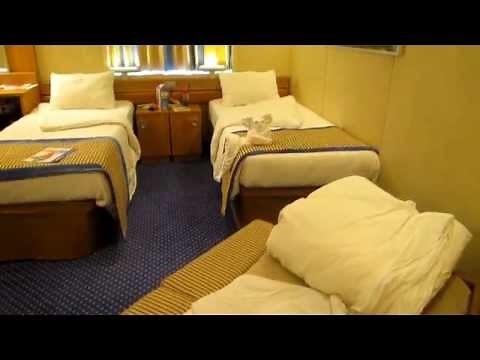 Carnival Sunshine Corner Aft Oceanview Stateroom 2346 Tour
