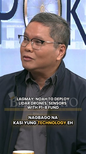 7.9K views · 86 reactions | P1-B FUNDING TO EXPAND NOAH’S DISASTER MAPPING Dr. Mahar Lagmay tells #TheSpokes that the P1-billion 2026 funding for Project NOAH will allow the deployment of LiDAR drones and sensors to state universities and colleges. By collaborating with SUCs, NOAH aims to co-create knowledge, increase local ownership, and improve nationwide disaster mapping and data collection. | Bilyonaryo News Channel | Facebook