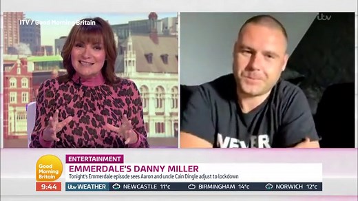 GMB: Danny Miller on how filming Emmerdale has changed