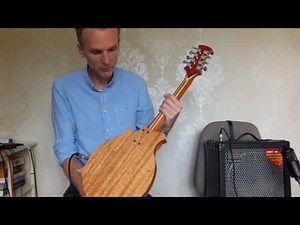 New short scale electric octave mandolin demo