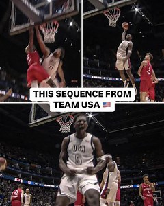 THIS IS HOW OTHER TEAMS SEE #TeamUSA IN THEIR NIGHTMARES... 😱 EMBIID BLOCK. ANT SLAM 🔥 | ESPN Australia / NZ