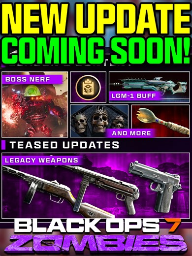 HUGE NEW Black Ops 7 Zombies Updates Revealed... #bo7zombies #blackops7zombies #codzombies #bo7 #callofduty