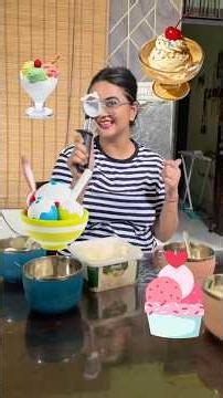 Ice cream 🍨 😋Scoop & stainless steel bowl with lid and spoon #icecream #scoops #summer
