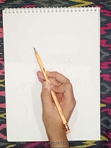 Part 7/28-Drawing Luffy | Fan Art | 4/12 | ART IS LOVELY #art #netflix #onepiece