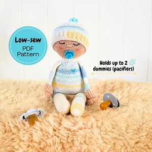 Amigurumi Baby Pacifier Holder Crochet Pattern (digital Download) - Etsy Canada